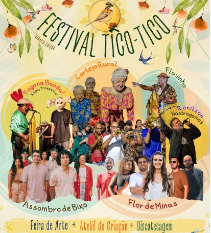 Festival Tico-Tico: 3ª Edição Promete Efervescência de Música e Cultura em Rio Novo (MG)