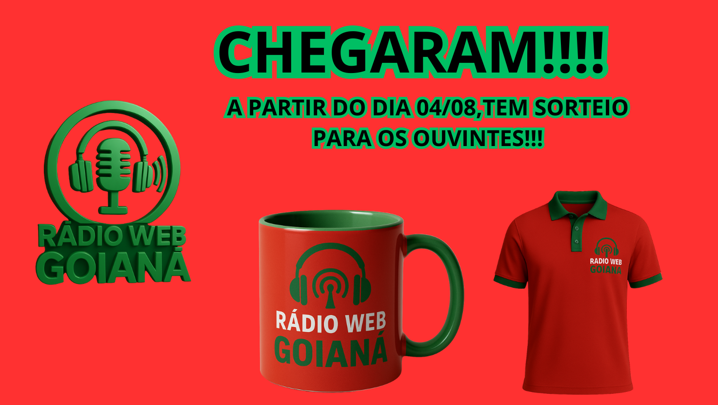 QUE TAL GANHAR UM KIT RÁDIO WEB GOIANÁ?